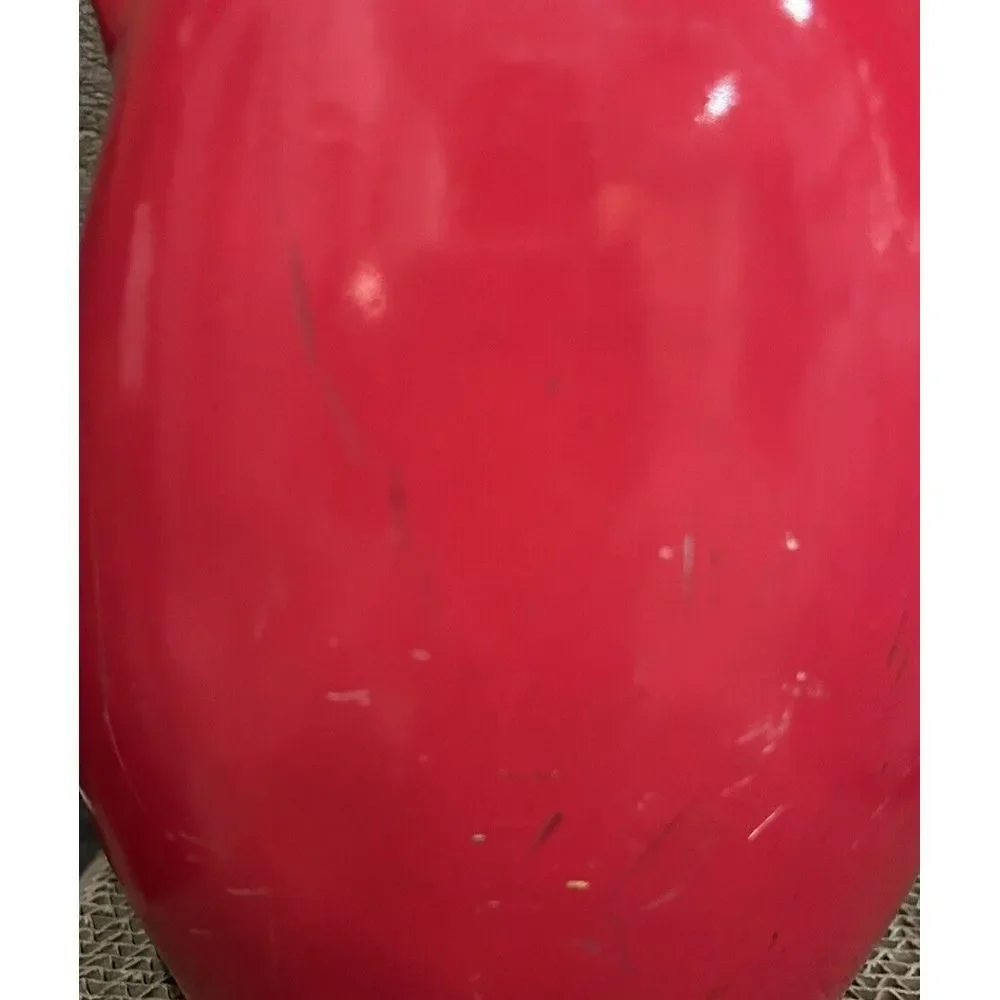 Vintage Red Owl Accent Table‎ Lamp Ceramic 8